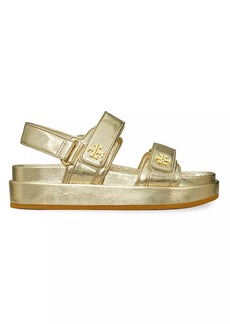 Tory Burch Kira Metallic Sport Sandals