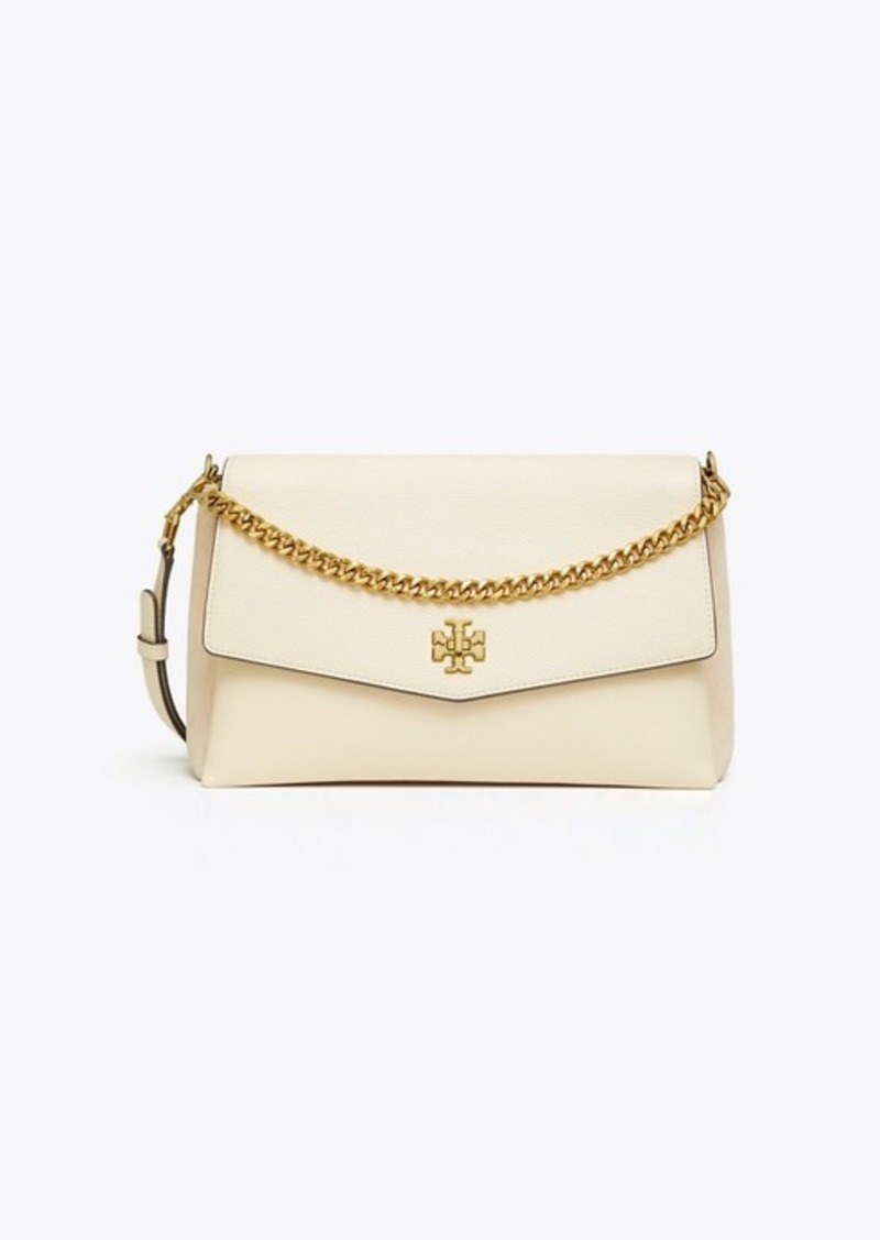 Tory Burch Kira Chevron Mixed Materials Flap Shoulder Bag