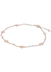 Tory Burch Kira Pearl Delicate Chain Bracelet