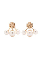 Tory Burch Kira post-back pearl earrings