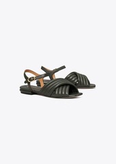 Tory Burch Kira Quilted Ankle-Strap Sandal