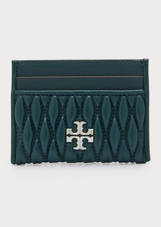 Tory Burch Kira Ruched Recycle Card Case