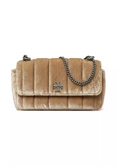 Tory Burch Mini Kira Velvet Crossbody Bag