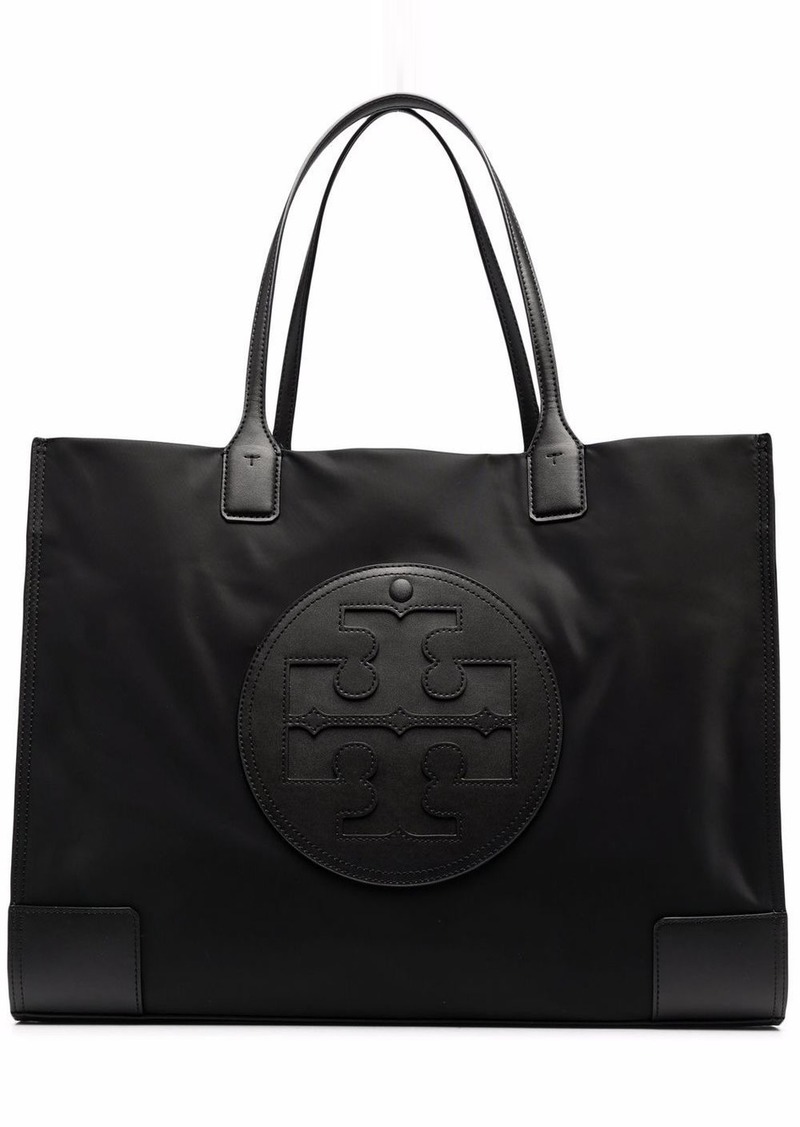Tory Burch large logo-patch tote bag