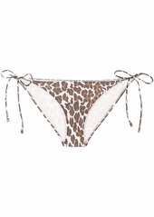 Tory Burch leopard-print bikini bottoms