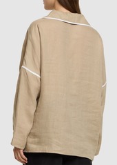 Tory Burch Linen Beach Shirt