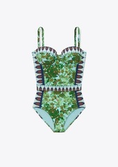 Tory Burch Lipsi Printed One-Piece Swimsuit