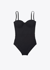 Tory Burch Lipsi Solid One-Piece Swimsuit