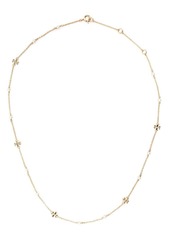 Tory Burch logo chain-link necklace