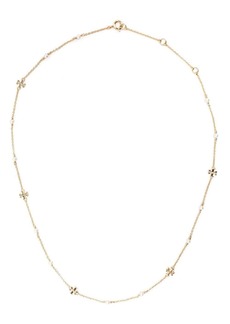 Tory Burch logo chain-link necklace