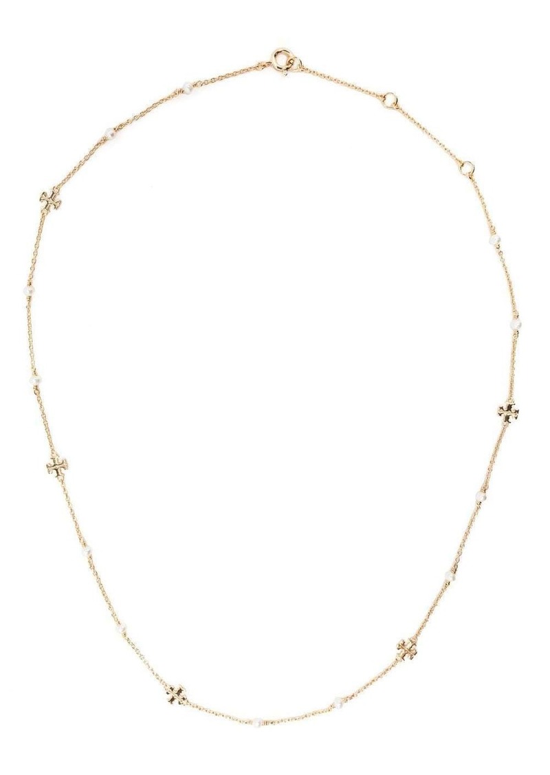 Tory Burch logo chain-link necklace