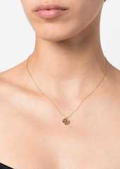 Tory Burch logo-charm necklace