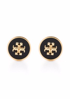 Tory Burch KIRA ENAMEL CIRCLE-STUD EARRING