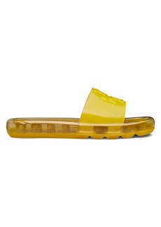 Tory Burch Logo-Embossed Bubble Jelly Slides