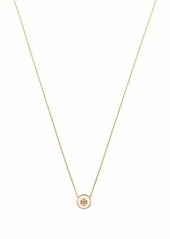 Tory Burch logo pendant necklace