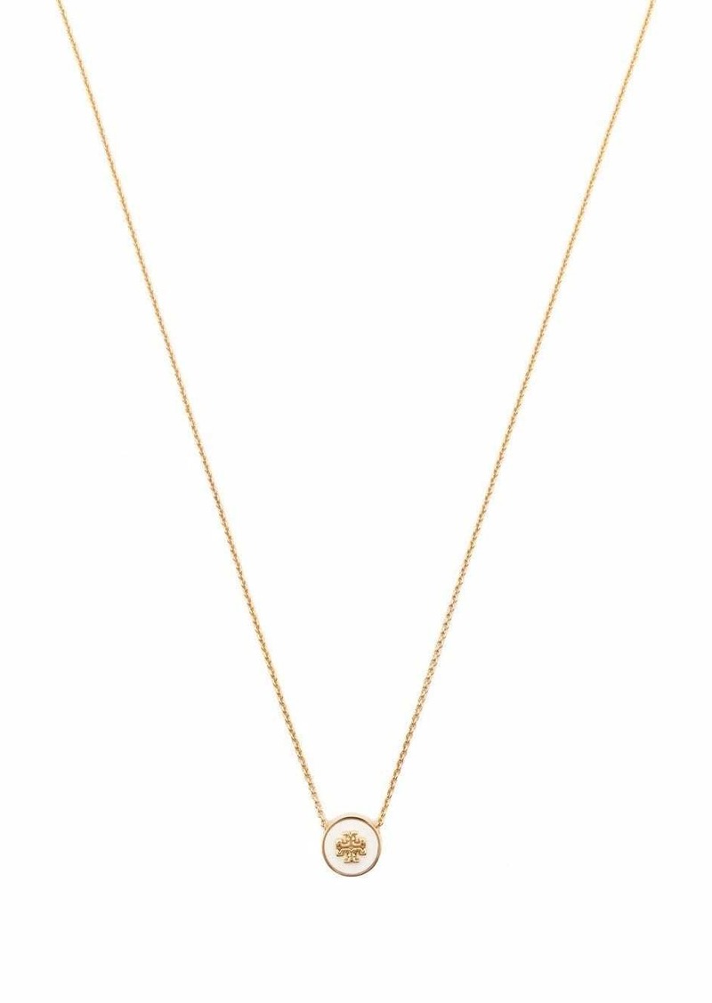 Tory Burch logo pendant necklace