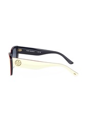 Tory Burch logo-plaque cat-eye sunglasses