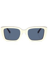 Tory Burch logo-plaque cat-eye sunglasses