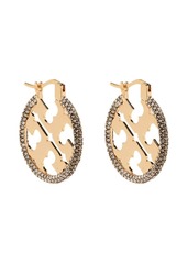 Tory Burch logo round earrings