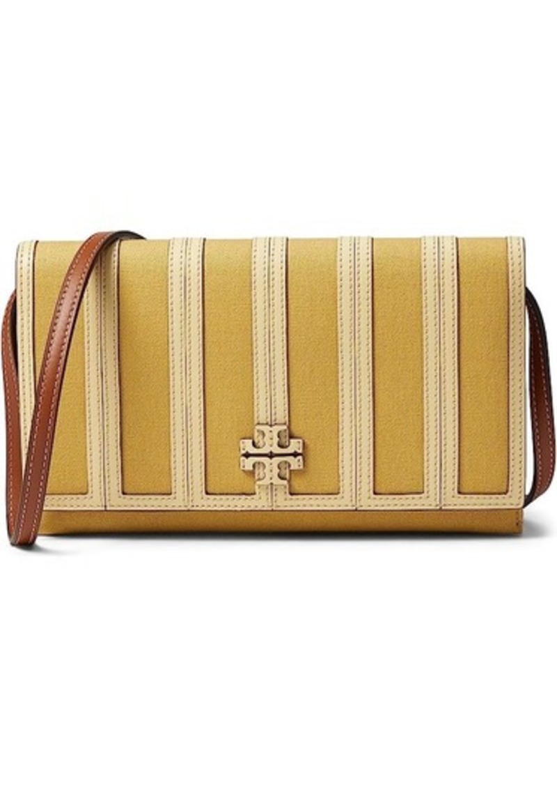 Tory Burch McGraw Canvas Panel Wallet Crossbody