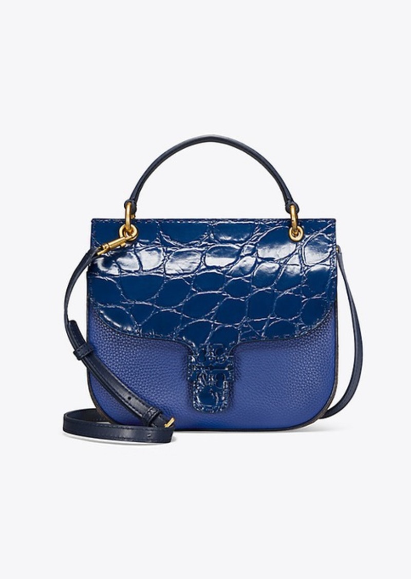 tory burch mcgraw embossed satchel