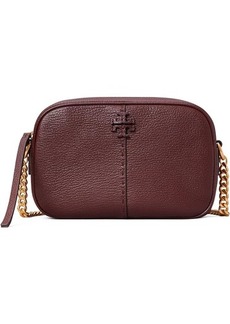 Tory Burch McGraw Textured Leather Camera Bag