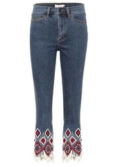 Tory Burch Mia embellished jeans