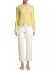 Tory Burch Mid-Rise Cropped Jeans
