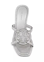 Tory Burch Miller 55MM Geo Bombe Leather Mules