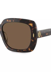 Tory Burch Miller 56MM Oversized Square Sunglasses