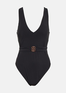 Tory Burch Miller belted swimsuit