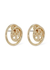 Tory Burch Miller Double Ring Stud Earrings