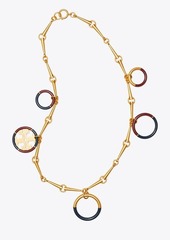 Tory Burch Miller Enameled Statement Necklace