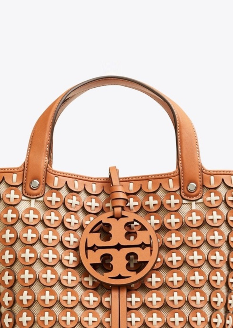 tory burch miller leather chainmail bucket bag