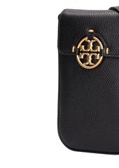 Tory Burch Miller Leather Phone Case W/ Strap
