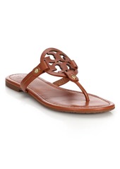 Tory Burch Miller Leather Thong Sandals