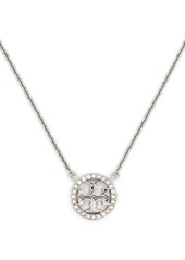 Tory Burch Miller logo-pendant necklace