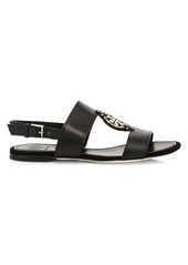 Tory Burch Miller Metal Leather Slingback Sandals