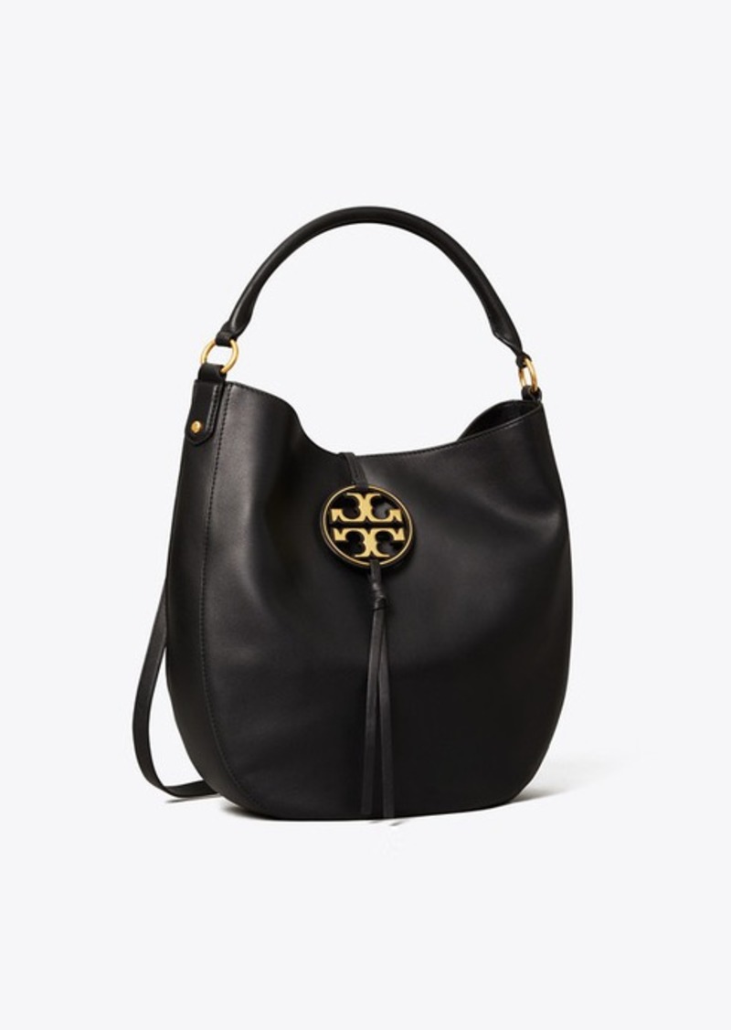 tory burch miller metal slouchy hobo bag