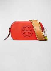 Tory Burch Miller Mini Zip Leather Crossbody Bag