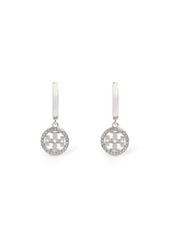 Tory Burch Miller Pavé Hoop Earrings