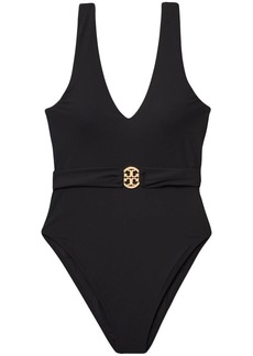 Tory Burch Miller plunging V-neck swimsuit
