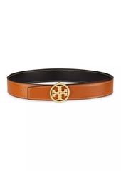 Tory Burch Miller Smooth Reversible Leather Belt