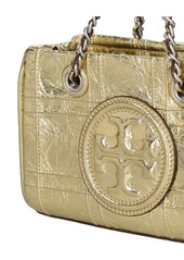 Tory Burch Mini Fleming Soft Metallic Leather Bag