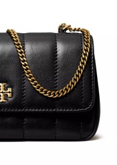 Tory Burch Mini Kira Leather Flap Shoulder Bag