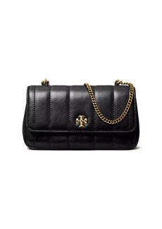 Tory Burch Mini Kira Leather Flap Shoulder Bag