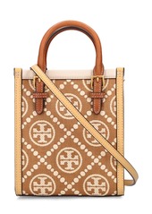 Tory Burch Mini T Monogram Canvas Top Handle Bag