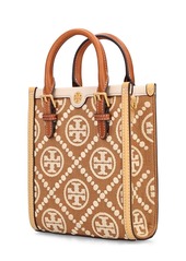 Tory Burch Mini T Monogram Canvas Top Handle Bag