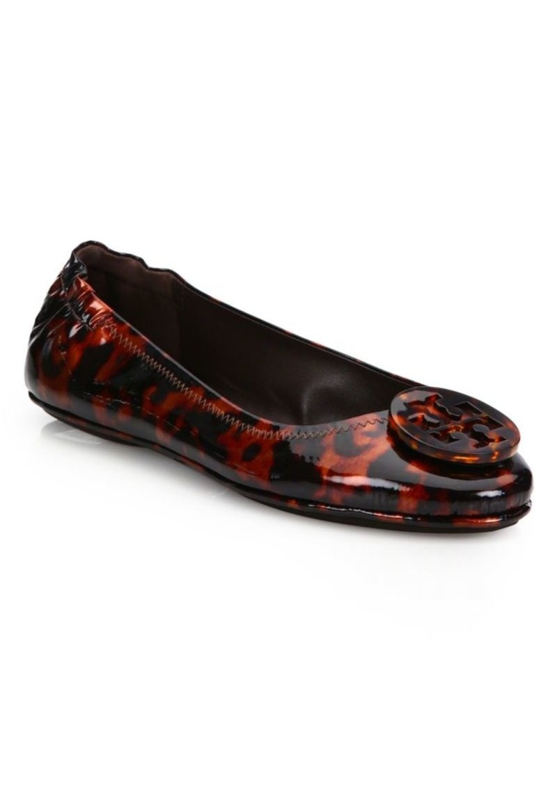 tortoise shell ballet flats