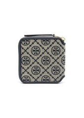 Tory Burch Monogram jacquard bi-fold wallet